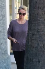 CHARLIZE THERON Leaves a Spa in Studio City 12/27/2017