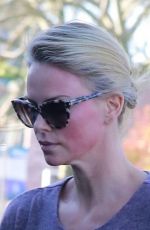 CHARLIZE THERON Leaves a Spa in Studio City 12/27/2017