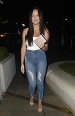 CHARLOTTE CROSBY and HOLLY HAGAN at Menagerie Bar and Restaurant in Manchester 12/29/2017