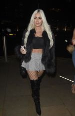 CHARLOTTE CROSBY and HOLLY HAGAN at Menagerie Bar and Restaurant in Manchester 12/29/2017