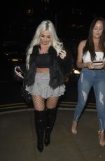 CHARLOTTE CROSBY and HOLLY HAGAN at Menagerie Bar and Restaurant in Manchester 12/29/2017