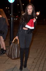 CHARLOTTE CROSBY Out for Christmas Eve in Sunderland 12/24/2017