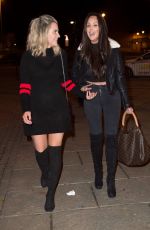 CHARLOTTE CROSBY Out for Christmas Eve in Sunderland 12/24/2017