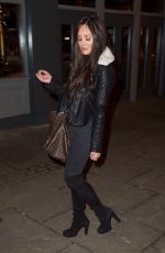 CHARLOTTE CROSBY Out for Christmas Eve in Sunderland 12/24/2017