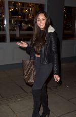 CHARLOTTE CROSBY Out for Christmas Eve in Sunderland 12/24/2017