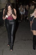 CHARLOTTE CROSBY, SOPHIE KASAEI and HOLLY HAGAN Night Out in Newcastle 12/09/2017