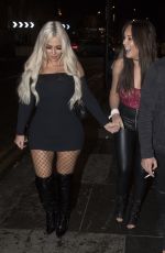 CHARLOTTE CROSBY, SOPHIE KASAEI and HOLLY HAGAN Night Out in Newcastle 12/09/2017