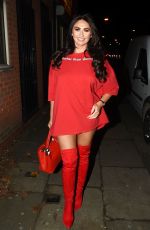 CHARLOTTE DAWSON Leaves Hair Choice in Liverpool 12/01/2017