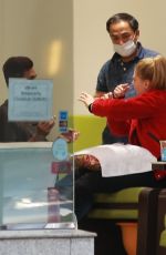 CHARLOTTE MCKINNET at a Nail Salon in Beverly Hills 11/30/2017