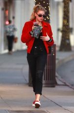 CHARLOTTE MCKINNET at a Nail Salon in Beverly Hills 11/30/2017