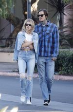 CHARLOTTE MCKINNEY in Jeans Out in Malibu 12/03/2017