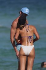 CHASE CARTER in Bikini at a Beach in Miami 12/26/2017