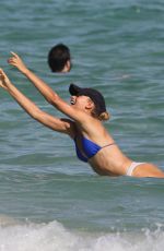 CHASE CARTER in Bikini at a Beach in Miami 12/26/2017