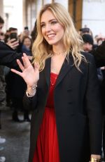 CHIARA FERRAGNI at Swarovski Shop in Milan 12/03/2017