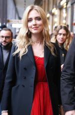 CHIARA FERRAGNI at Swarovski Shop in Milan 12/03/2017
