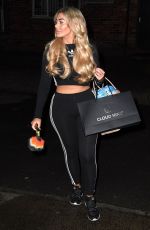 CHLOE FERRY Leaves a Beauty Saloon in Newcastle 12/23/2017