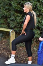 CHLOE FERRY Working Out in Teesside 12/07/2017