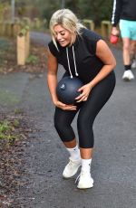 CHLOE FERRY Working Out in Teesside 12/07/2017