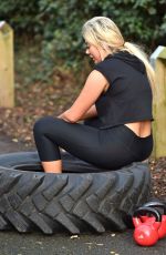 CHLOE FERRY Working Out in Teesside 12/07/2017