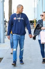 CHLOE GREEN and Jeremy Meeks Out in Los Angeles 12/15/2017