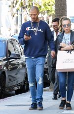 CHLOE GREEN and Jeremy Meeks Out in Los Angeles 12/15/2017