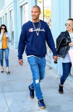 CHLOE GREEN and Jeremy Meeks Out in Los Angeles 12/15/2017