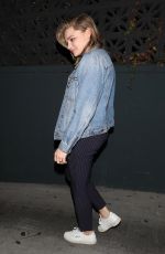 CHLOE MORETZ Arrives at Poppy Nightclub in West Hollywood 12/04/2017
