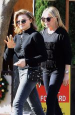 CHLOE MORETZ at Il Pastaio in Beverly Hills 12/07/2017