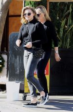 CHLOE MORETZ at Il Pastaio in Beverly Hills 12/07/2017