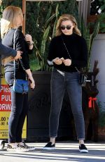 CHLOE MORETZ at Il Pastaio in Beverly Hills 12/07/2017