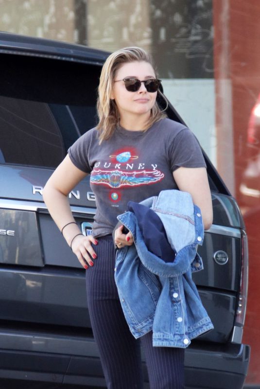 CHLOE MORETZ Leaves Republic Restaurant in Los Angeles 12/04/2017