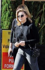 CHLOE MORETZ Out for Lunch at Il Pastaio in Beverly Hills 12/07/2017