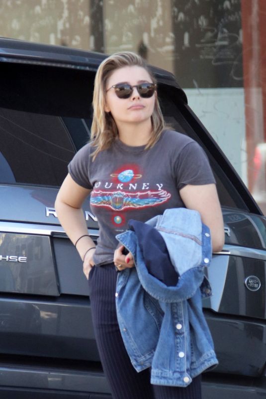 CHLOE MORETZ Out for Lunch in Los Angeles 12/04/2017