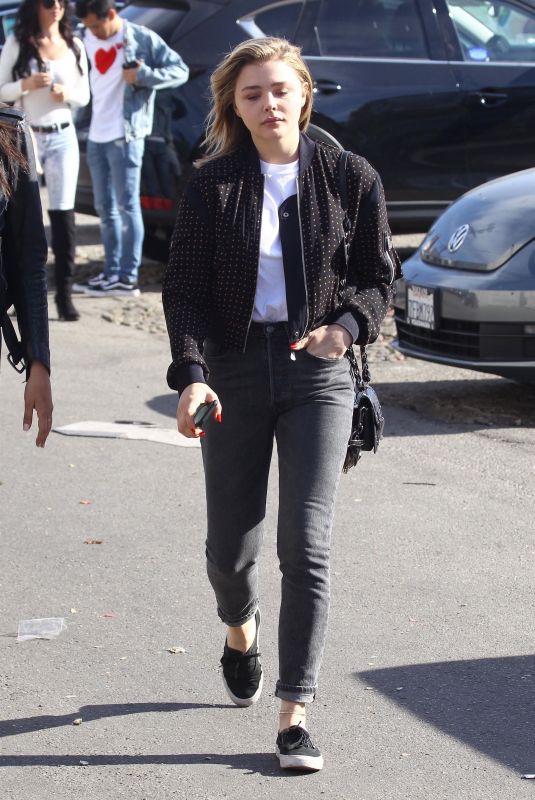 CHLOE MORETZ Out Shopping in West Hollywood 12/18/2017