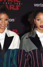 CHLOE x HALLE at Star Wars: The Last Jedi Premiere in Los Angeles 12/09/2017