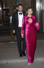 CHRISSY TEIGEN and John Legend Leaves Nobel Peace Prize Banquet in Oslo 12/10/2017