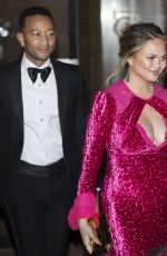 CHRISSY TEIGEN and John Legend Leaves Nobel Peace Prize Banquet in Oslo 12/10/2017