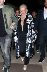 CHRISTINA AGUILERA at DJ Khaled Birthday Party in Beverly Hills 12/02/2017