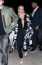 CHRISTINA AGUILERA at DJ Khaled Birthday Party in Beverly Hills 12/02/2017