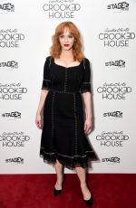 CHRISTINA HENDRICKS at Crooked House Premiere in New York 12/13/2017