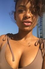 CHRISTINA MILIAN in Swimsuit on Vacation in Dubai 12/28/2017, Instagram Pictures