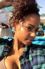 CHRISTINA MILIAN in Swimsuit on Vacation in Dubai 12/28/2017, Instagram Pictures