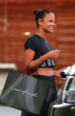 CHRISTINA MILIAN Out Shopping in West Hollywood 12/14/2017