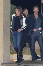 CINDY CRAWFORD and Rande Gerber Out for Dinner at Nobu in Malibu 12/26/2017