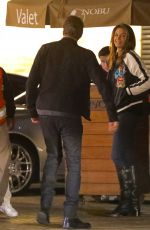 CINDY CRAWFORD and Rande Gerber Out for Dinner at Nobu in Malibu 12/26/2017