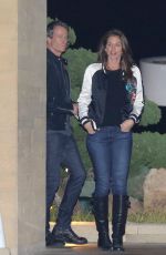 CINDY CRAWFORD and Rande Gerber Out for Dinner at Nobu in Malibu 12/26/2017