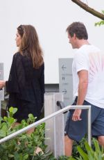 CINDY CRAWFORD and Rande Gerber Out in Miami 12/07/2017