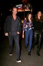 CINDY CRAWFORD, KAIA GERBER and Rande Gerber Out in West Hollywood 12/12/2017