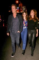 CINDY CRAWFORD, KAIA GERBER and Rande Gerber Out in West Hollywood 12/12/2017