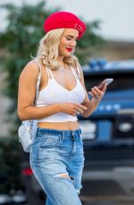 CJ LANA PERRY in Ripped Jeans Out and About in Los Angelese 12/04/2017
